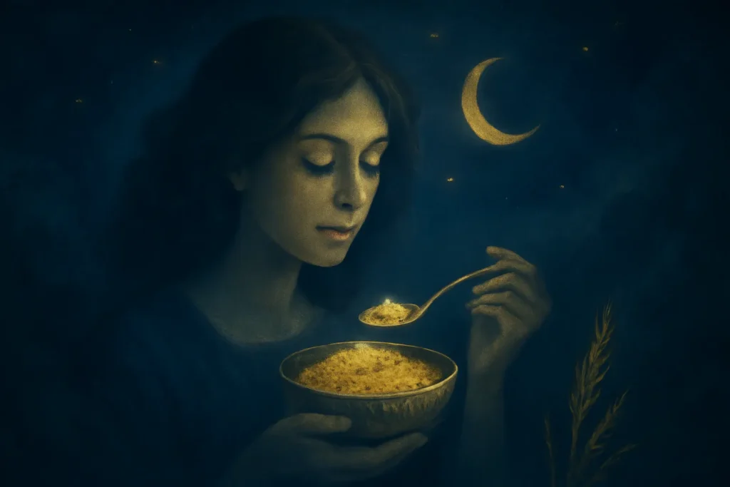Rüyada Bulgur Yemek