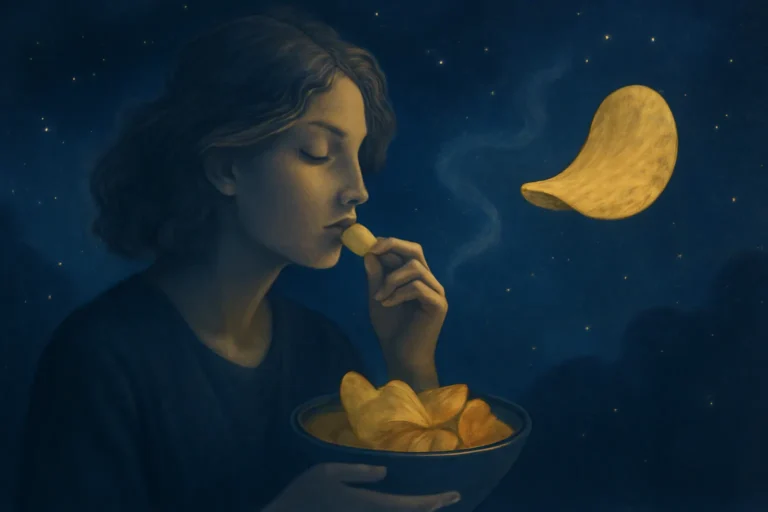 Rüyada Cips Yemek