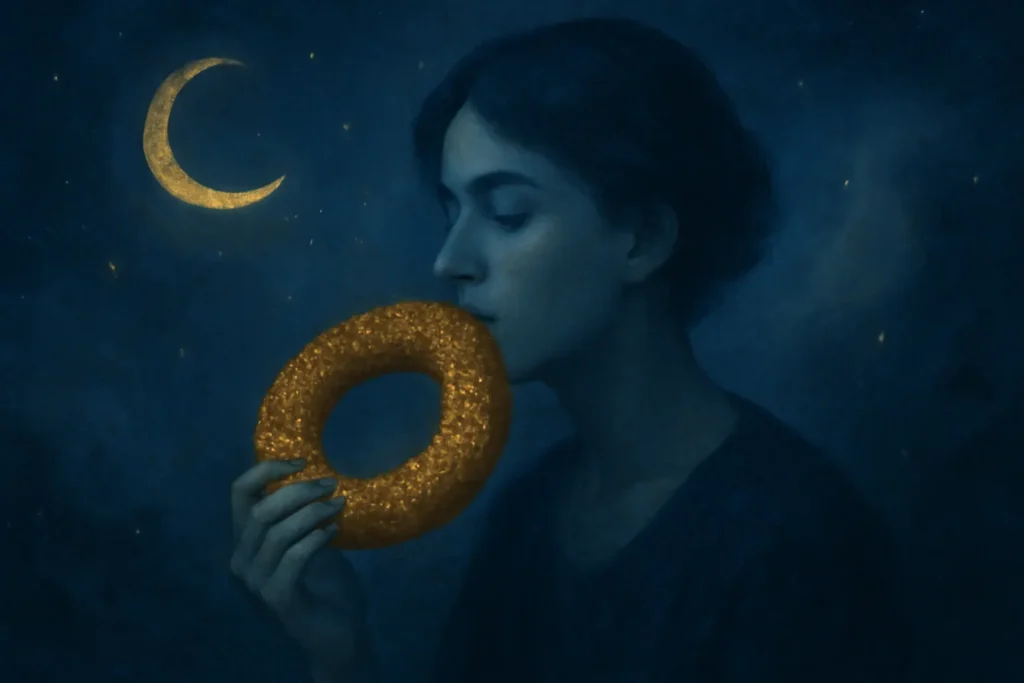 Rüyada Simit Yemek