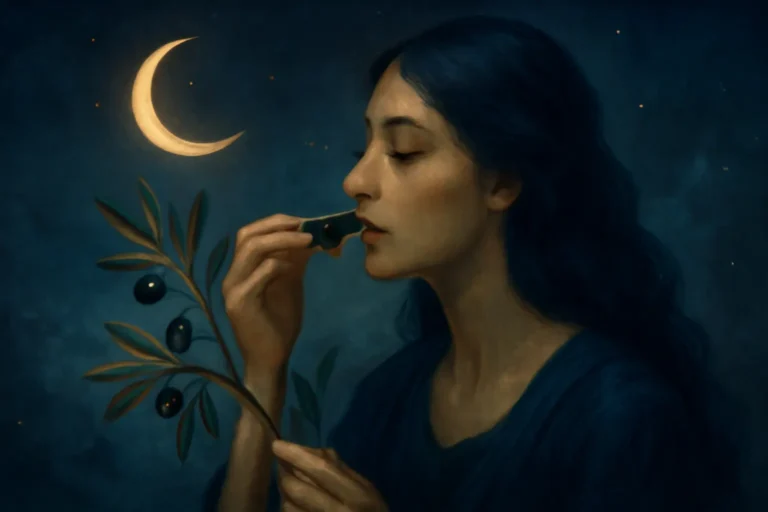 Rüyada Zeytin Yemek